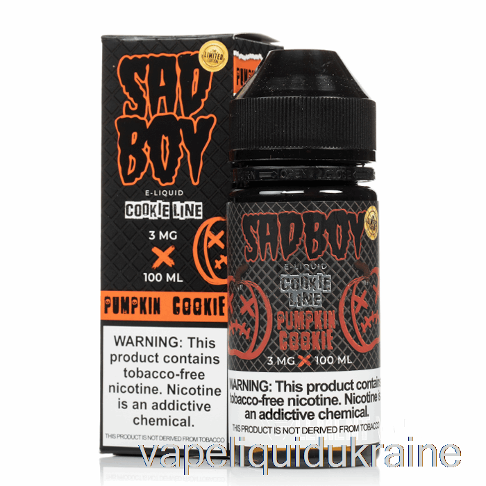 Vape Ukraine Pumpkin Cookie - Sadboy - 100mL 0mg